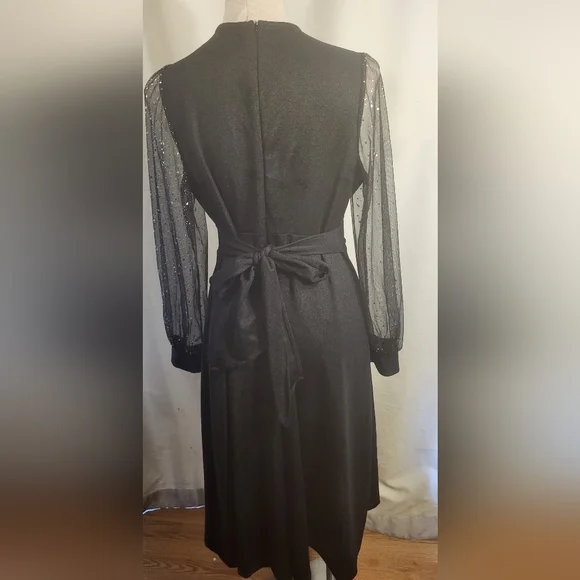 Aero Black nigth dress. Size 1XL - Picture 3 of 5